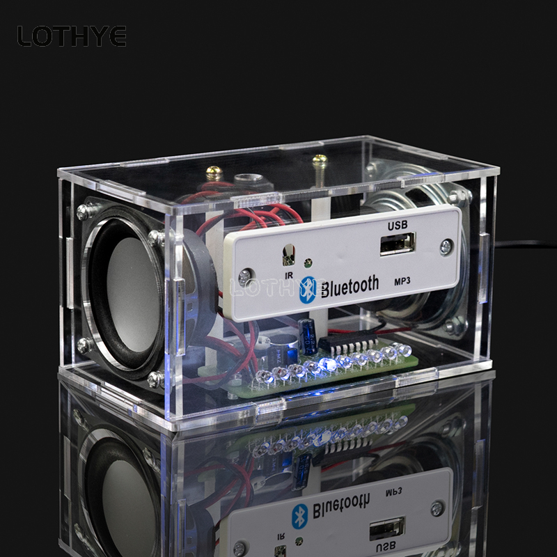 Diy Audio Electronics Kit - مكبر صوت بلوتوث صغير ثنائي القناة