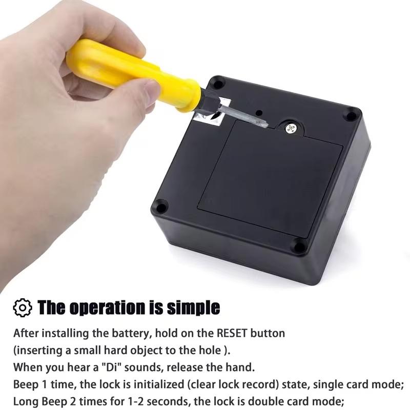 قفل باب إلكتروني ذكي RFID للدر - مراجعة Diy Electronics Cabinet وسعره