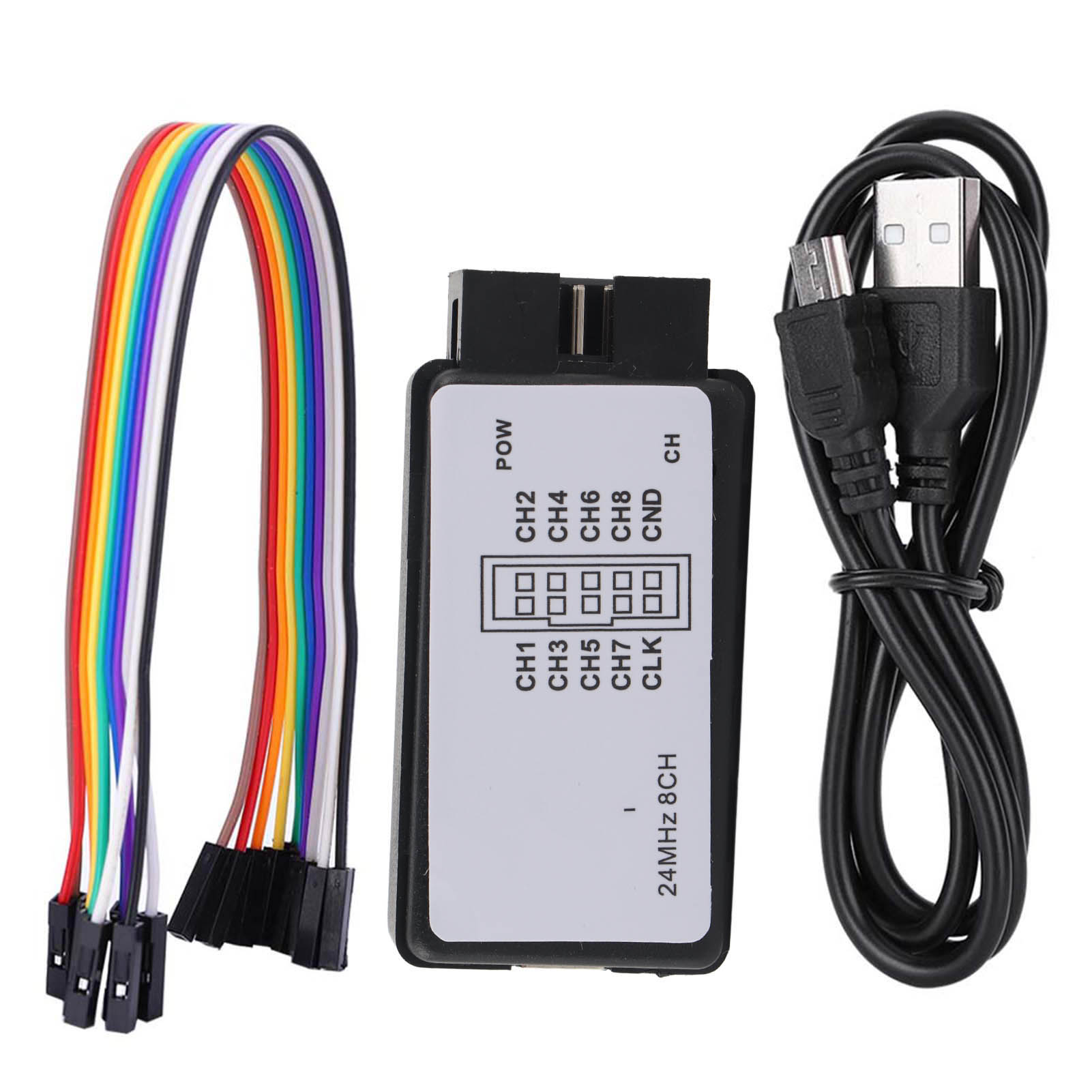 جهاز تحليل المنطق بتردد 24 ميج - مراجعة Logic Analyzer Usb وسعره