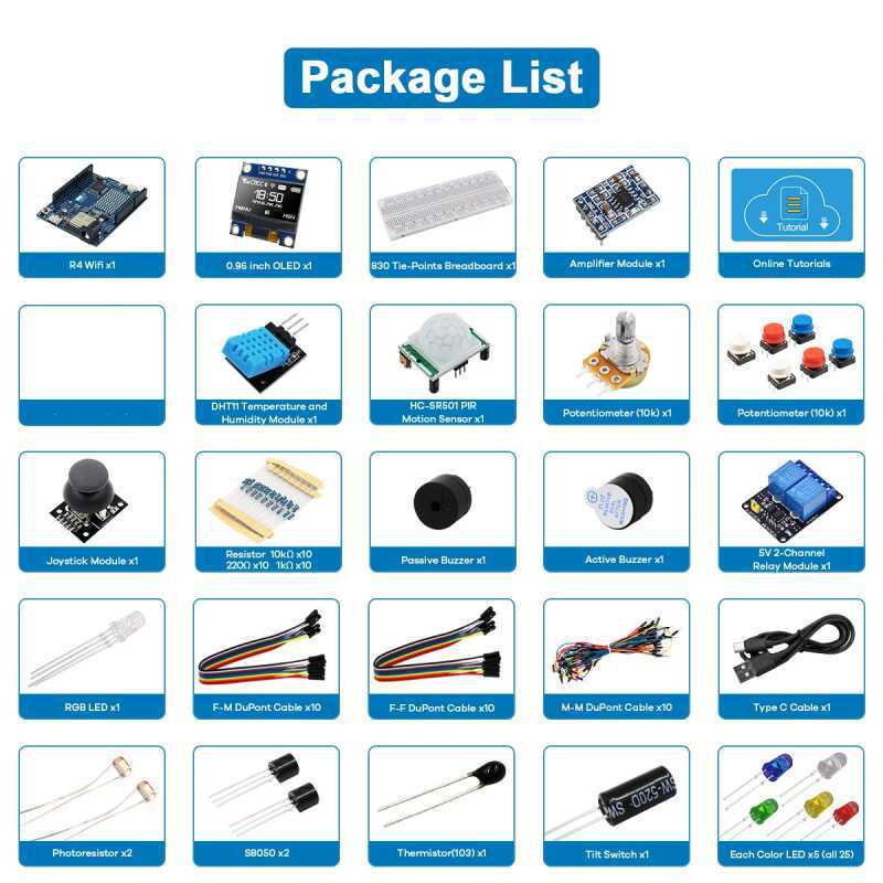مجموعة أدوات تطوير UNO R4 المت - مراجعة Diy Electronics Learning Kit وسعره