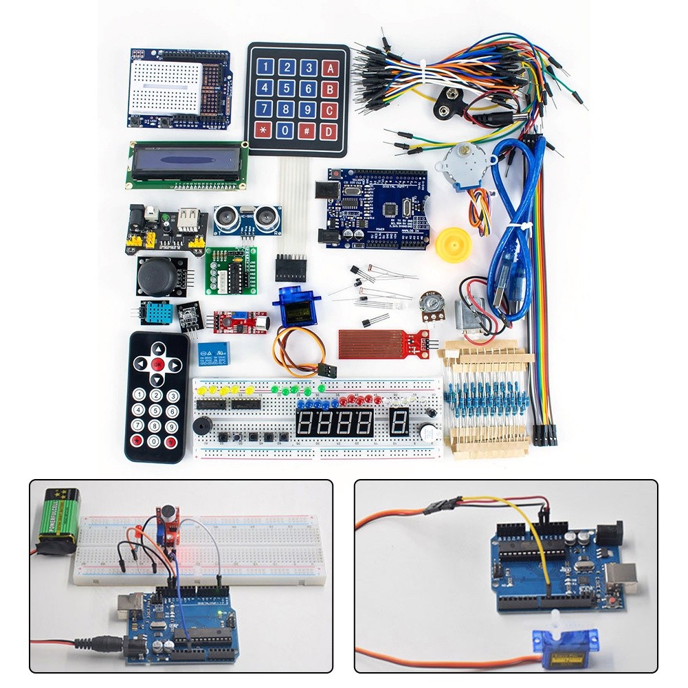 مجموعة R3 الكاملة للمبتدئين مع - مراجعة Diy Electronics Project Kit وسعره