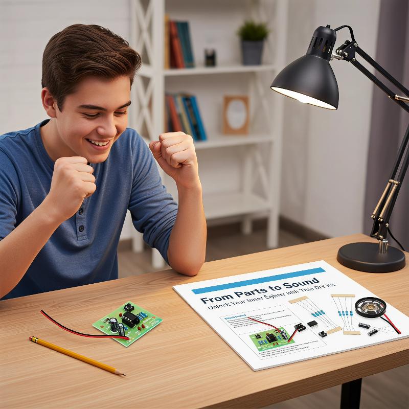 طقم تدريب على اللحام لجرس البا - مراجعة Diy Electronics Project Kit وسعره