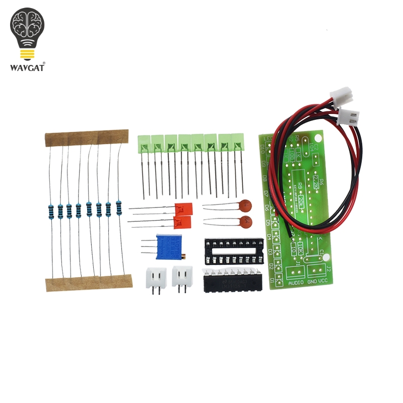 LM3915 تيار مستمر 9 فولت-12 فو - مراجعة Diy Audio Electronics Kit وسعره