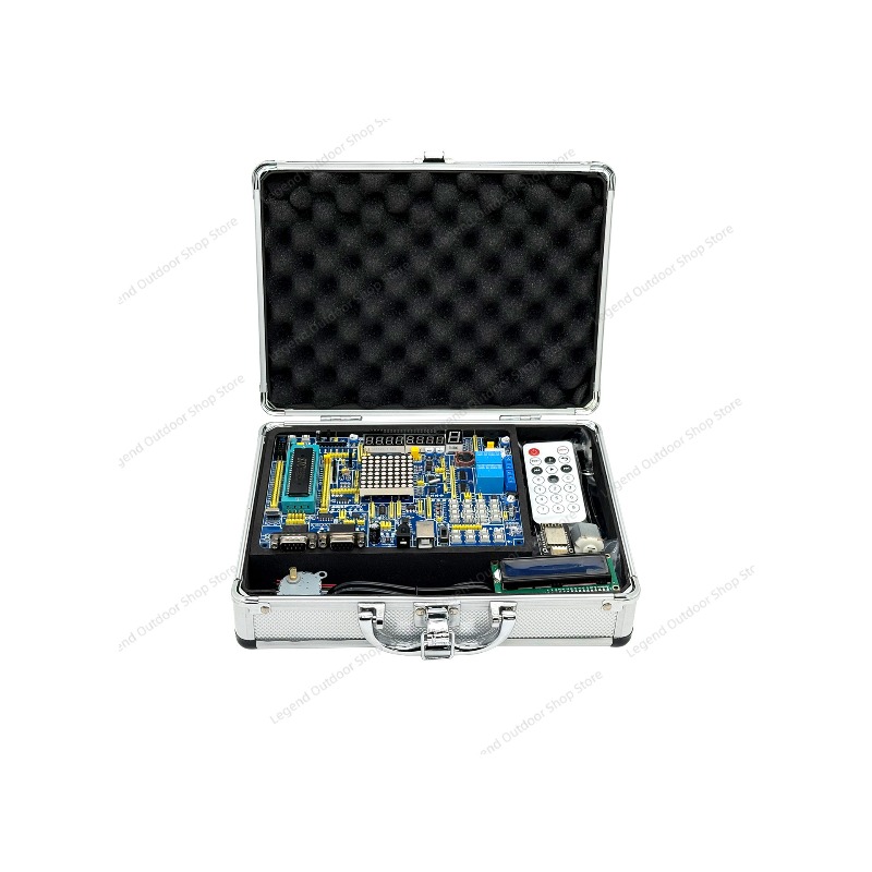 لوحة تطوير LY-51S 51MCU مع صند - مراجعة Diy Electronics Box وسعره